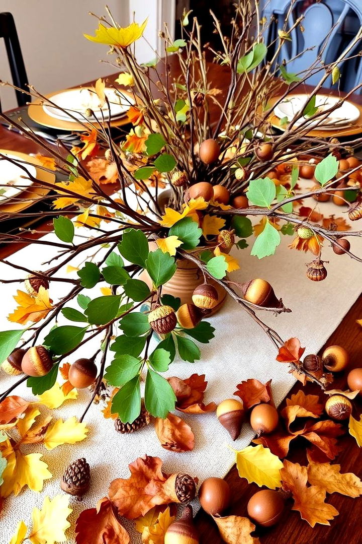Natural Elements Decor - 22 thanksgiving table decor ideas