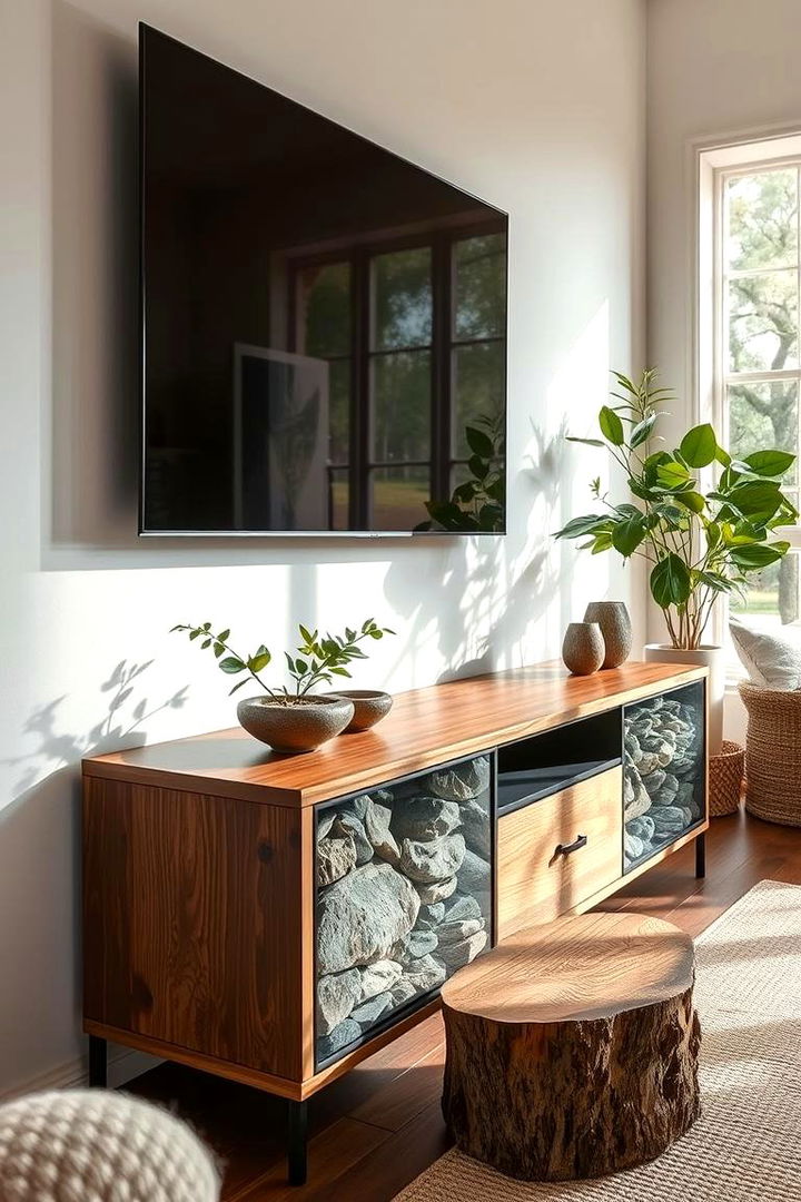 Natural Elements Harmony - 22 Tv Console Decor Ideas