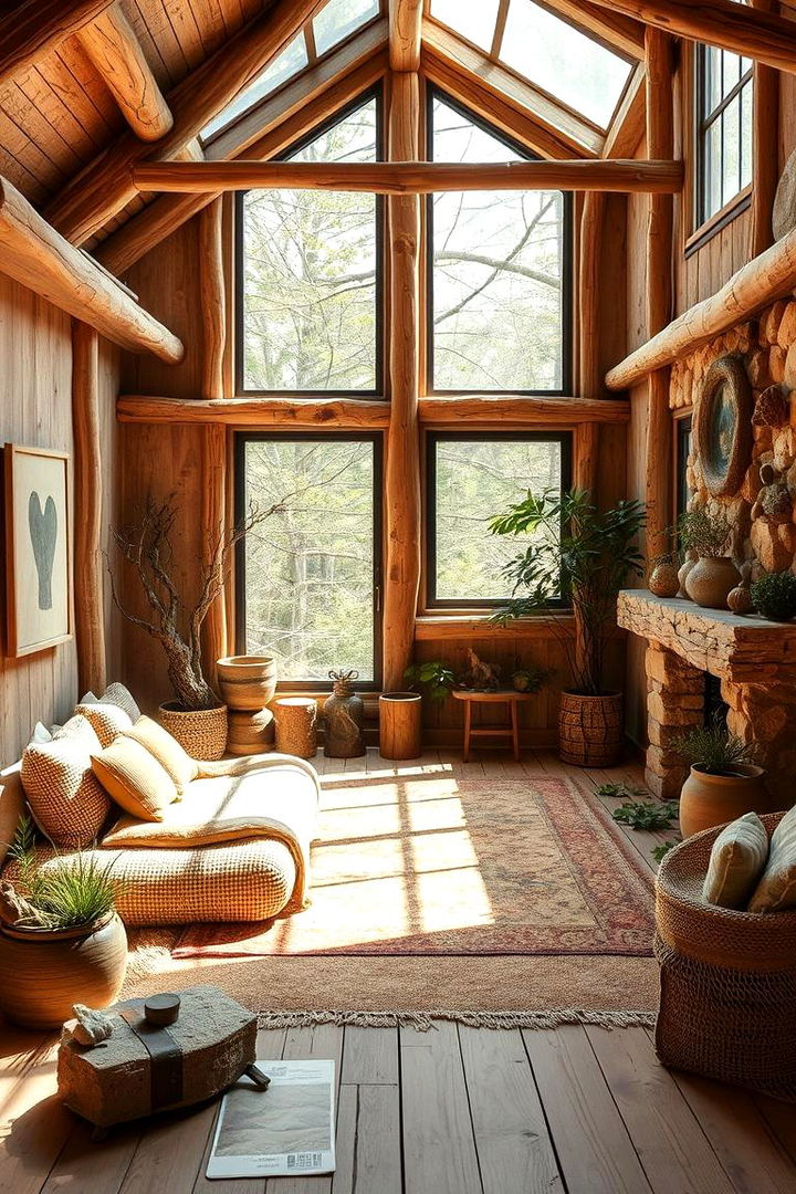 Natural Elements Integration - 22 Bohemian Interior Design Ideas