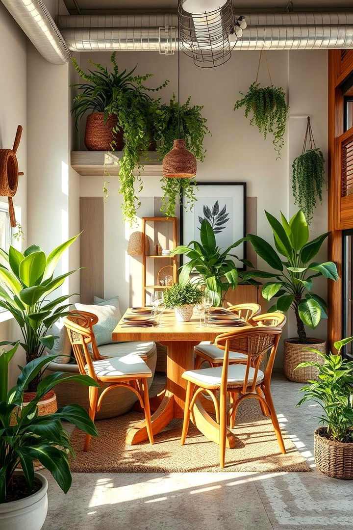 Natural Elements Integration - 22 Parisian Dining Room Ideas