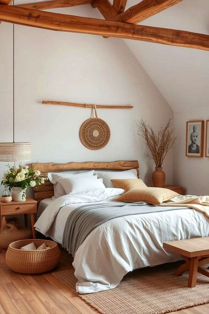 Natural Elements Integration - 22 Shabby Chic Bedroom Ideas