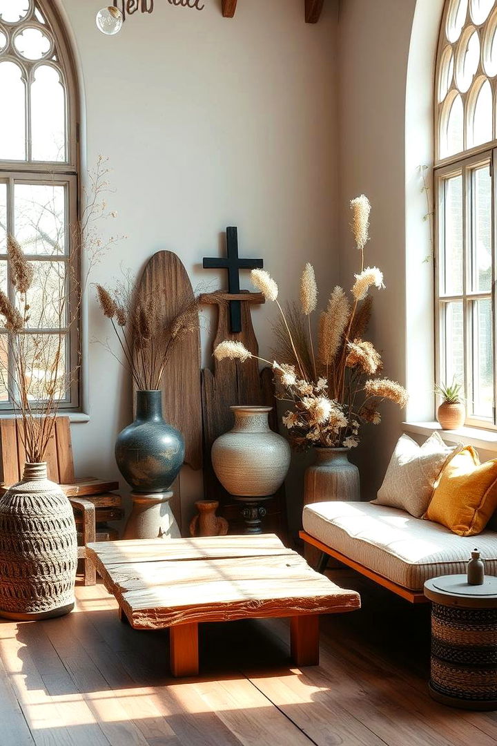 Natural Elements in Gothic Boho Decor - 22 Gothic Boho Decor Ideas