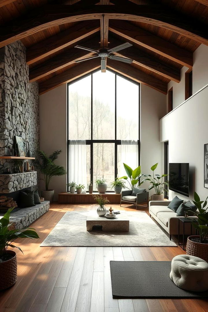 Natural Elements in Monochromatic Spaces - 22 Monochromatic Living Room Ideas