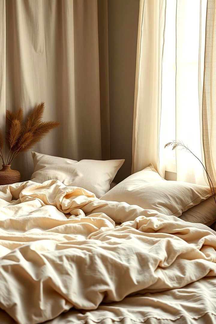 Natural Fiber Textiles - 22 earthy bedroom ideas