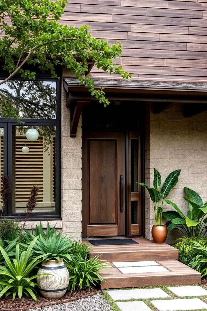 Natural Fibers and Eco Friendly Finishes - 22 Chocolate Brown House Exterior Design Ideas