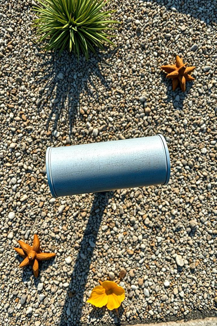 Natural Gravel Outlines - 22 Mailbox Landscaping Ideas