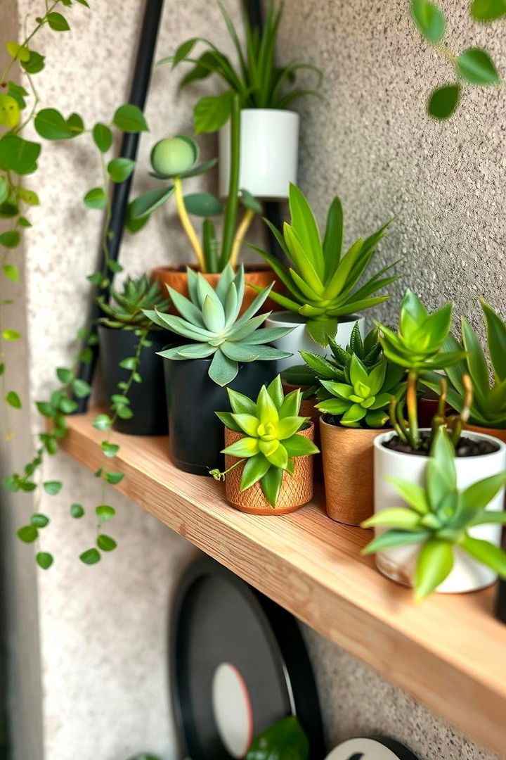 Natural Greenery Integration - 22 Shelf Decor Ideas