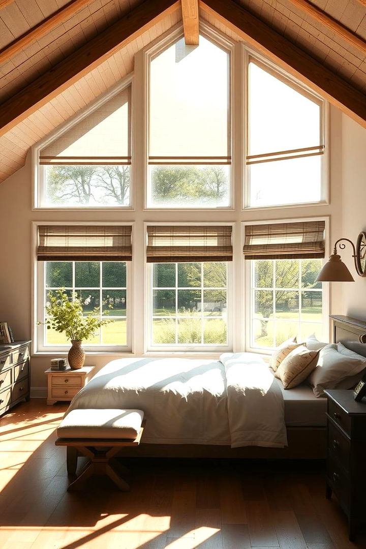 Natural Light Abundance - 22 Country Bedroom Ideas