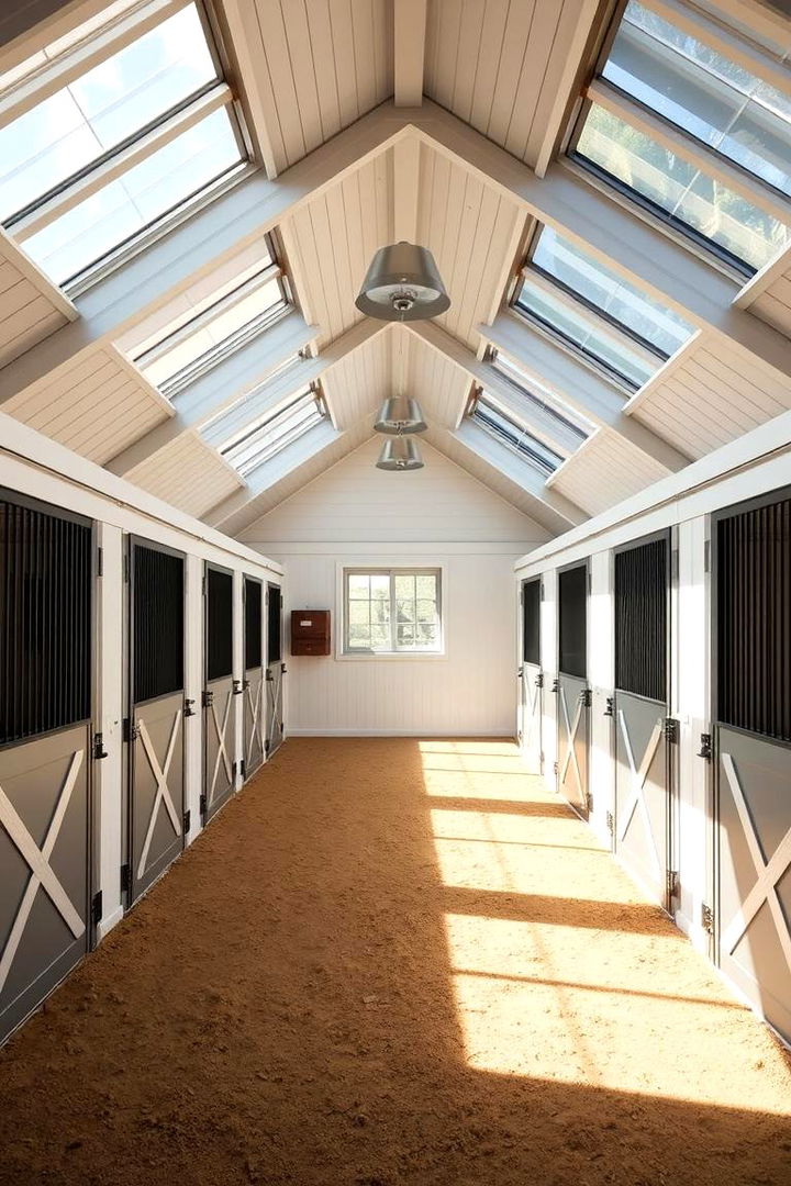 Natural Light Filled Tack Room - 22 Tack Room Ideas