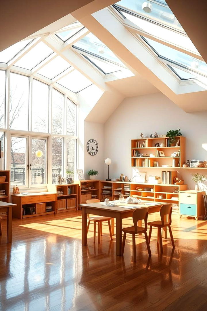Natural Light Integration - 22 Homeschool Room Ideas