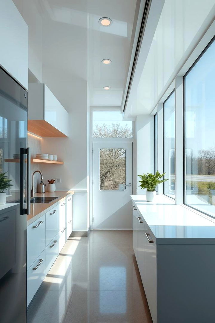 Natural Light Maximization - 22 Mobile Home Kitchen Ideas