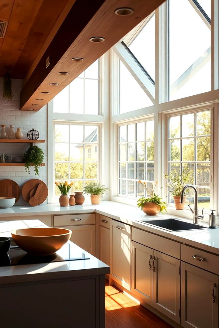 Natural Light Optimization - 22 Earthy Kitchen Ideas