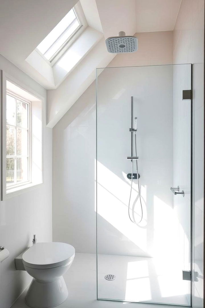 Natural Light Optimization - 22 Half-wall Shower Ideas
