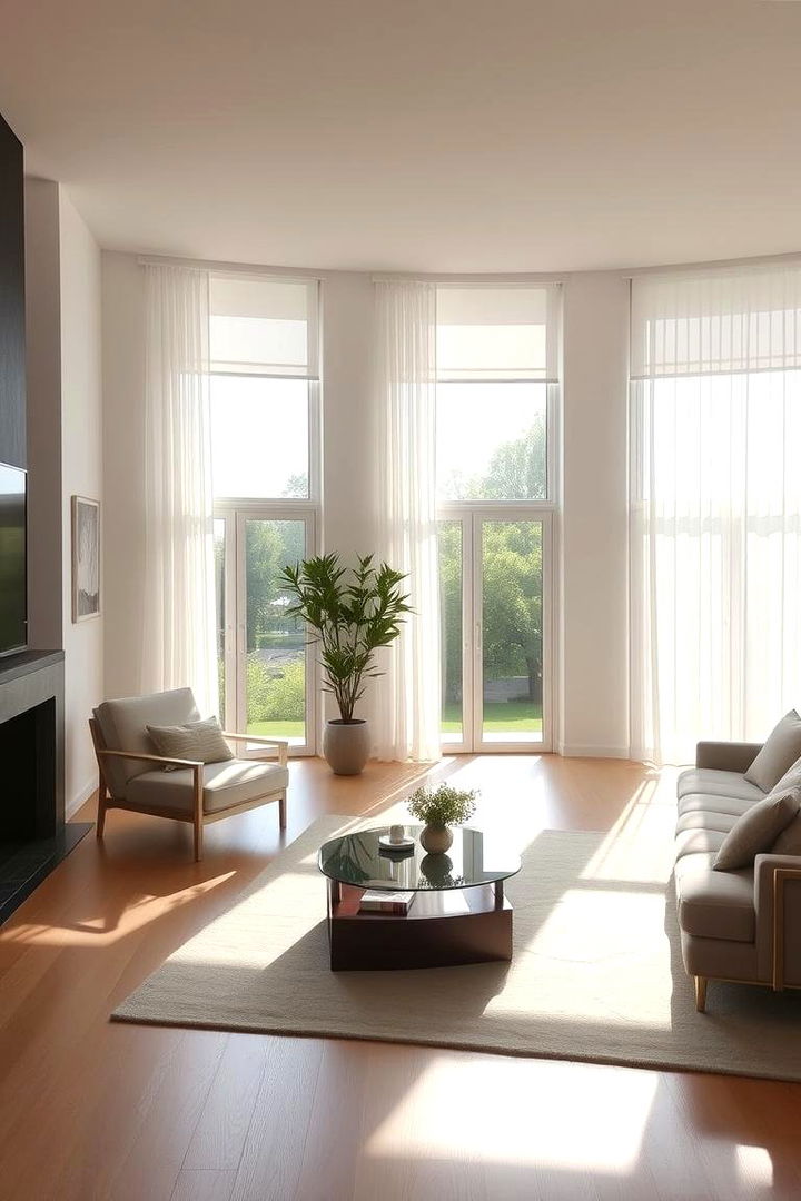 Natural Light and Window Treatments - 22 Mid-Century Modern Living Room Ideas