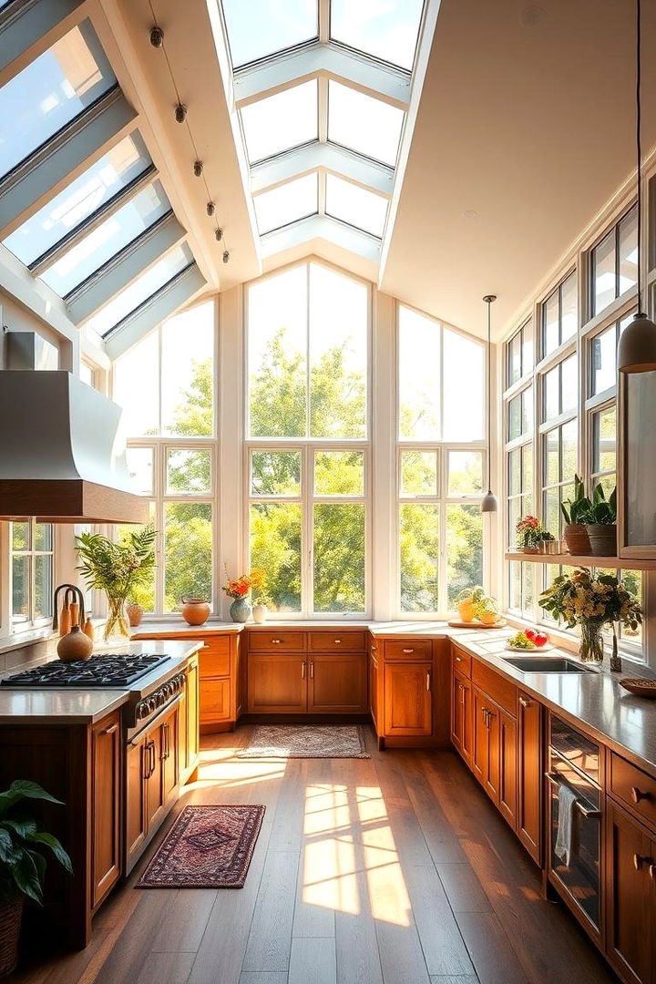 Natural Lighting Enhances Ambiance - 22 Natural Kitchen Design Ideas