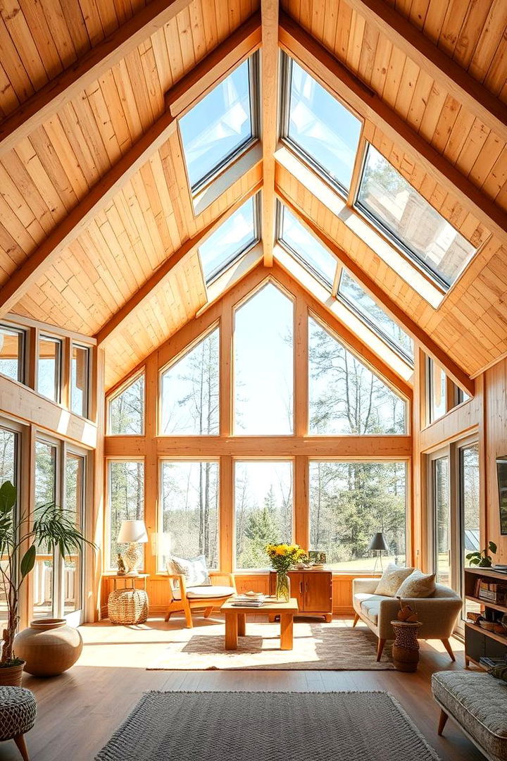 Natural Lighting and Open Spaces - 22 Cabin Decor Ideas