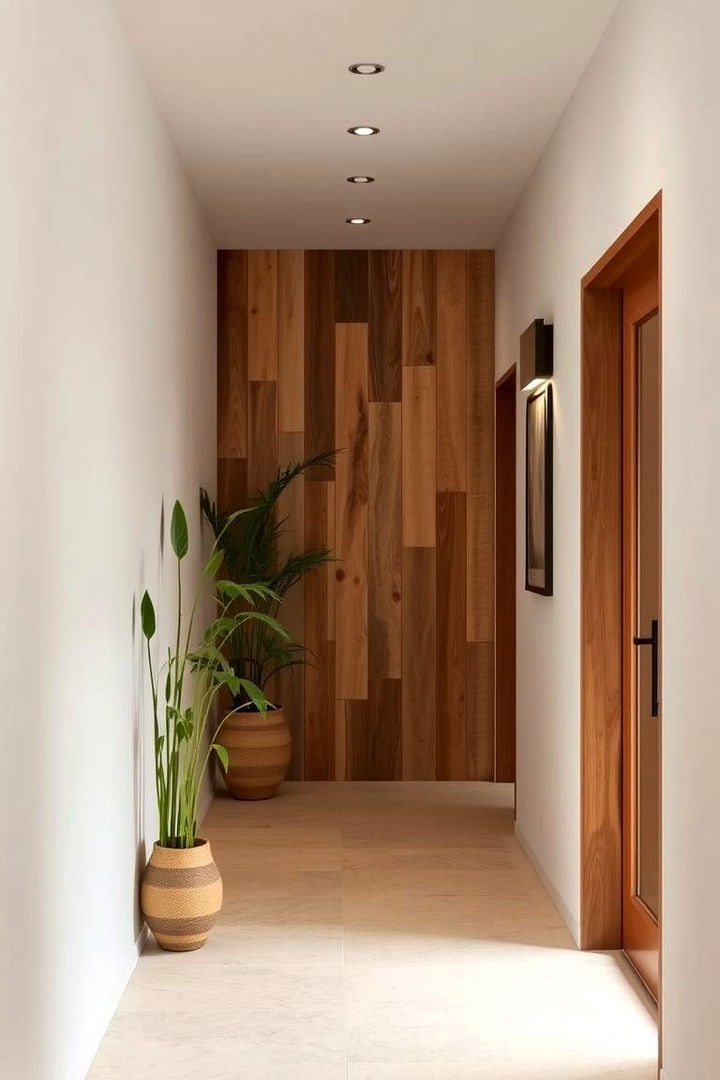 Natural Material Accents - 22 Boho Hallway Ideas