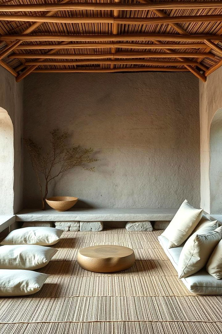 Natural Material Meditation Space - 22 meditation room ideas