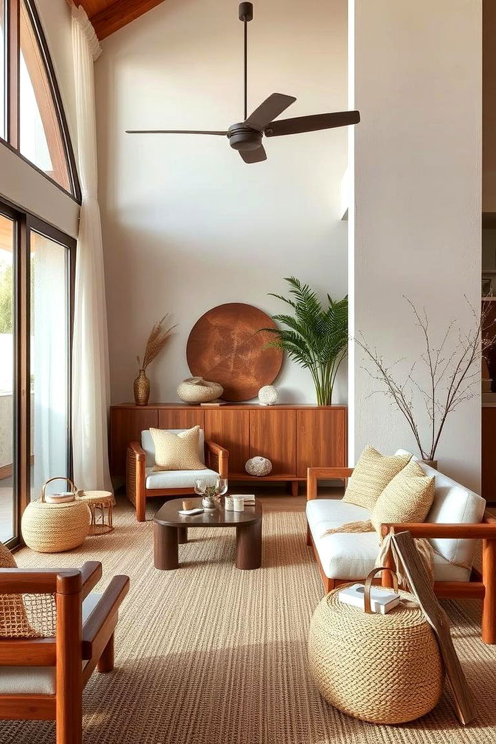 Natural Materials Indoor Accents - 22 Spring Decor Ideas