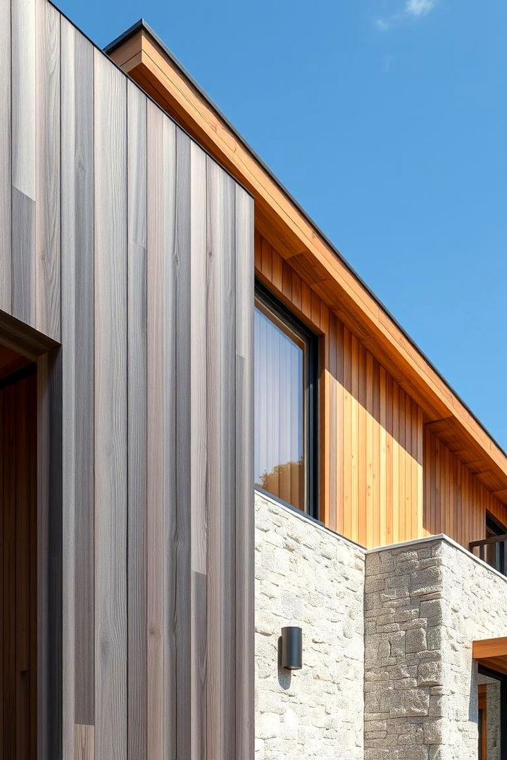 Natural Materials Integration - 22 Minimalist House Exterior Ideas