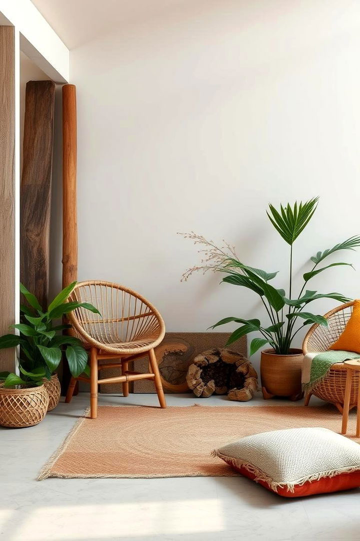 Natural Materials and Organic Textures - 22 Bohemian Tropical Bohemian Decor
