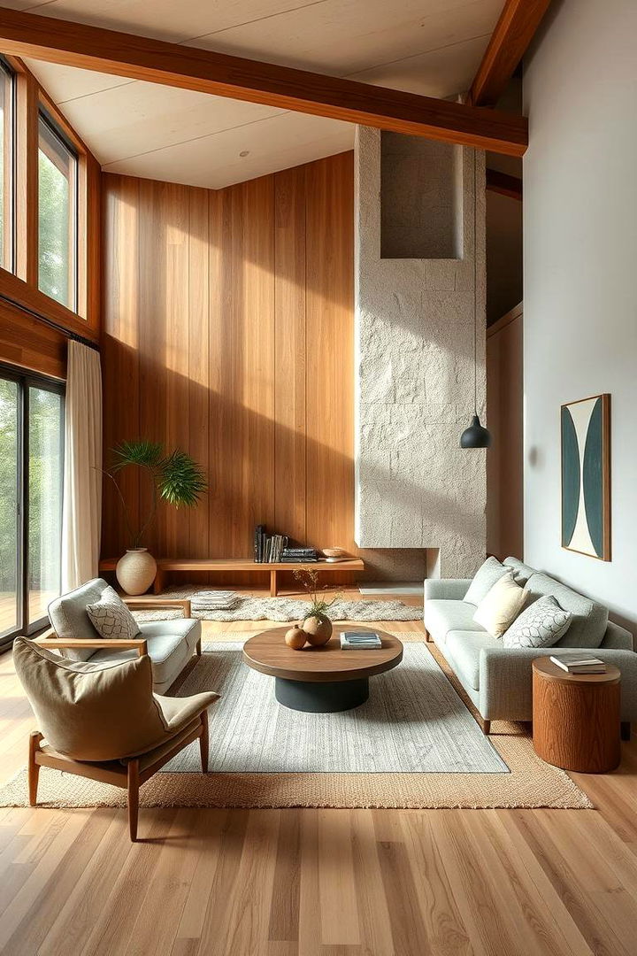 Natural Materials and Sustainability - 22 Minimalist Living Room Ideas