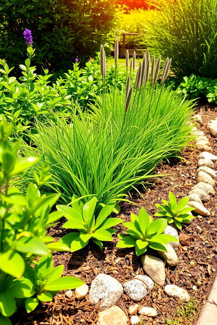 Natural Mulch Borders for Planting Beds - 22 Front Yard Landscaping Ideas With Rocks and Mulch