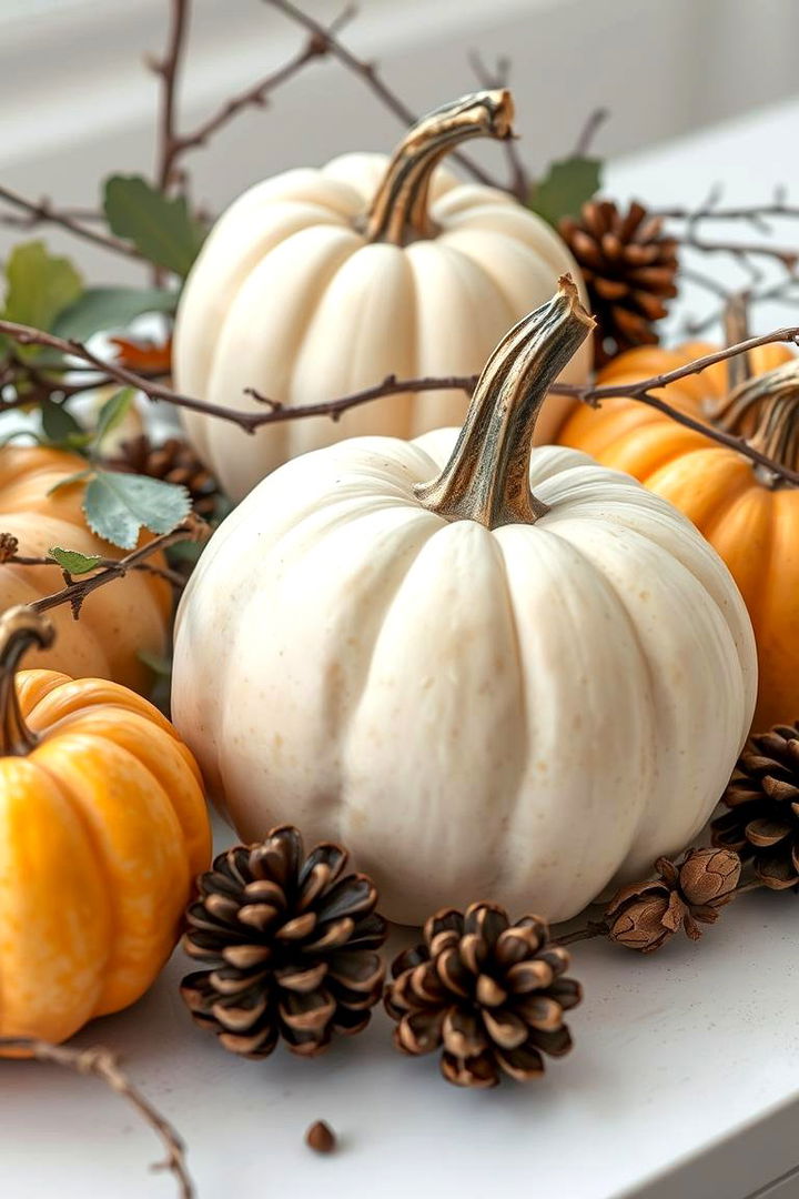 Natural Pumpkin Decor Elements - 22 Pumpkin Decor Ideas