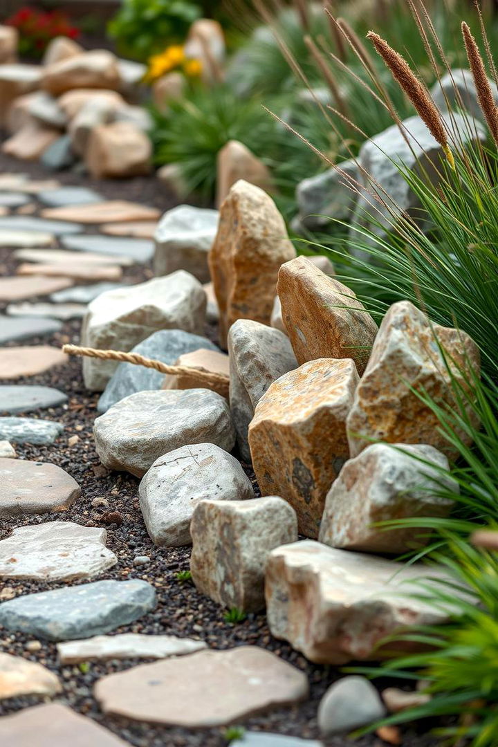 Natural Rock Accents - 22 Garden Decor Ideas
