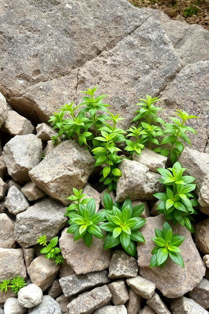 Natural Rock and Plant Fusion - 22 Indoor Plant Wall Ideas