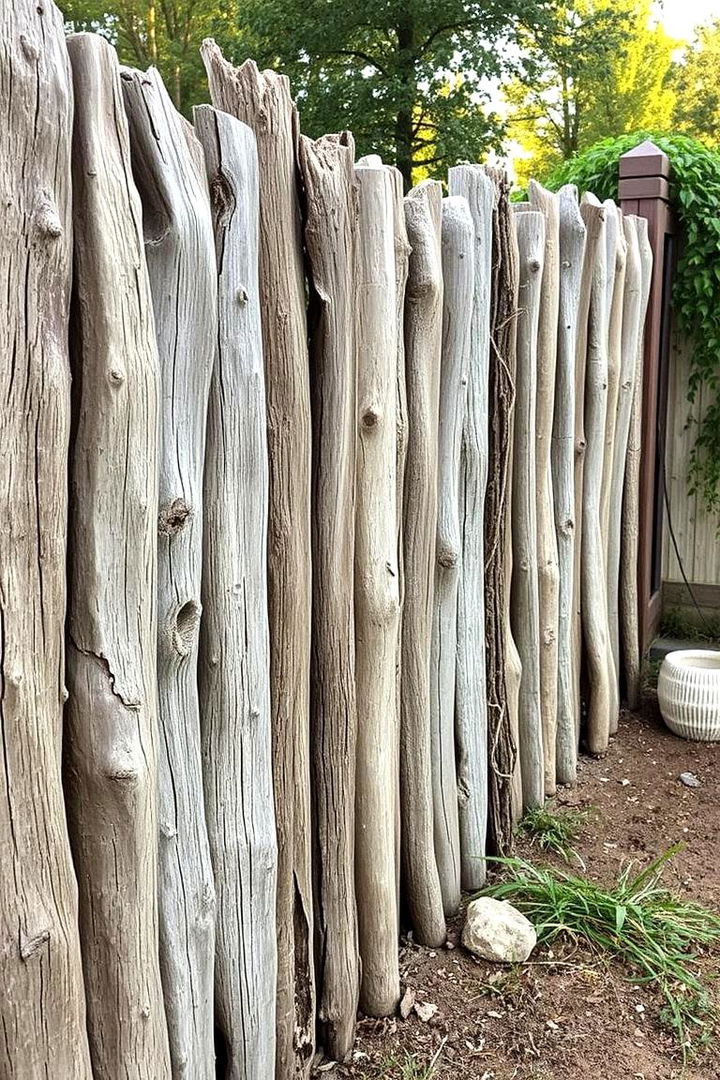 Natural Rustic Fencing - 22 Outdoor Privacy Screen Ideas