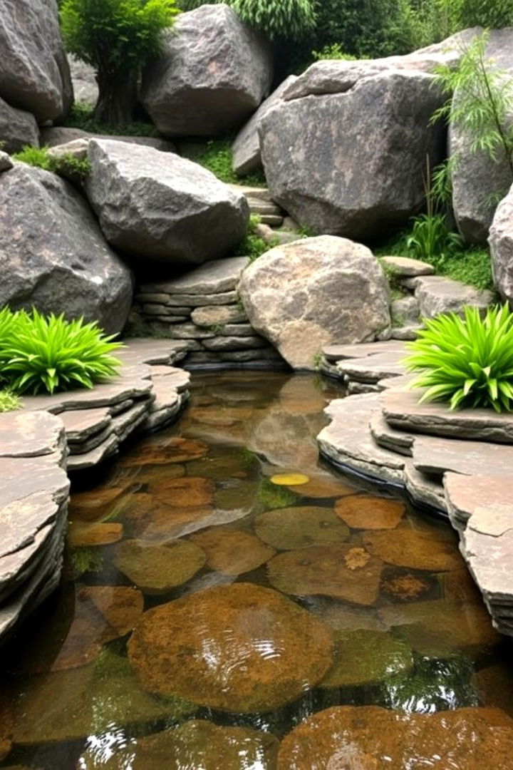 Natural Stone Aesthetics - 22 Small Garden Reflecting Pool Ideas
