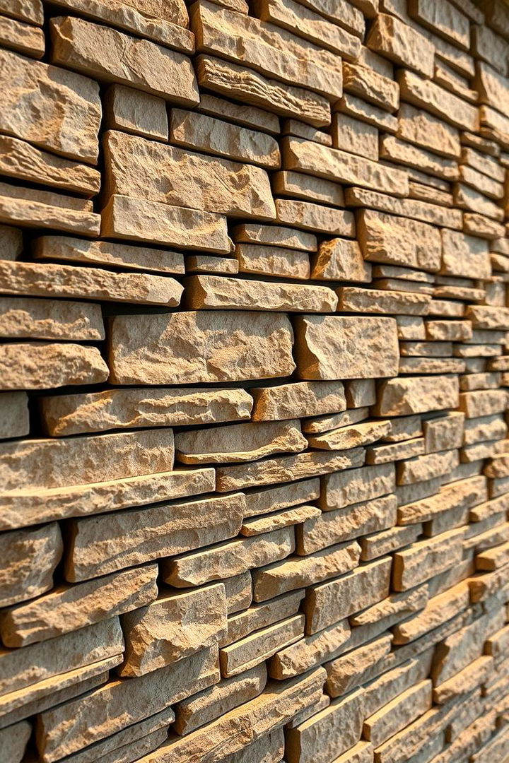 Natural Stone Cladding - 22 Basement Wall Ideas