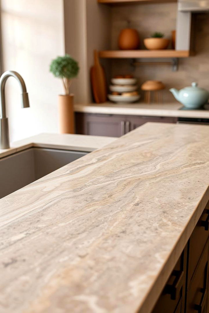 Natural Stone Countertops - 22 Southwestern Kitchen Ideas