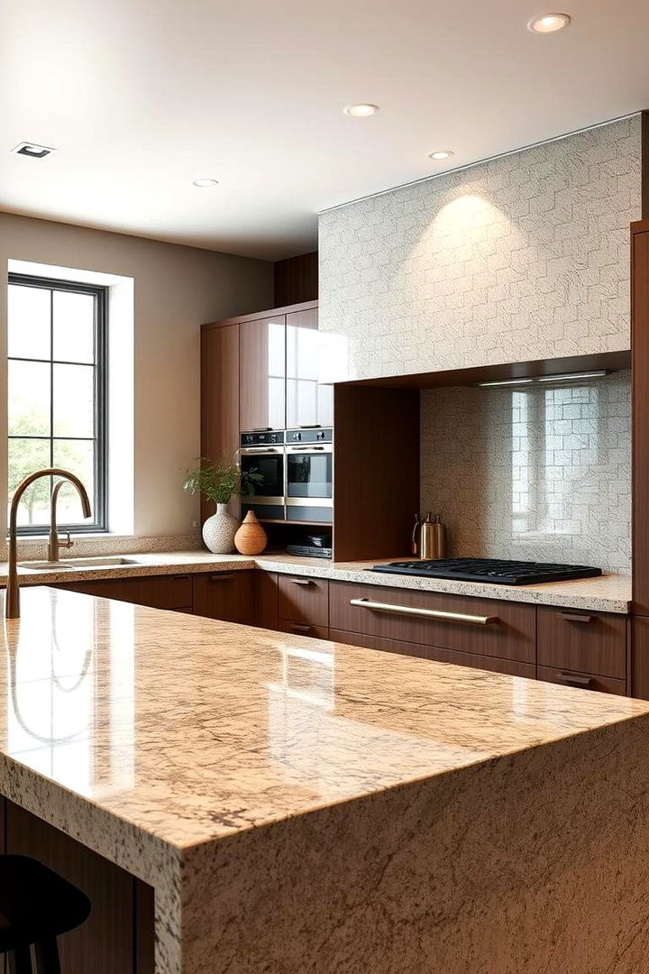 Natural Stone Countertops - 22 Cottage Kitchen Ideas