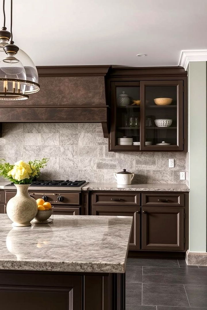 Natural Stone Detailing - 22 Mediterranean Kitchen Ideas