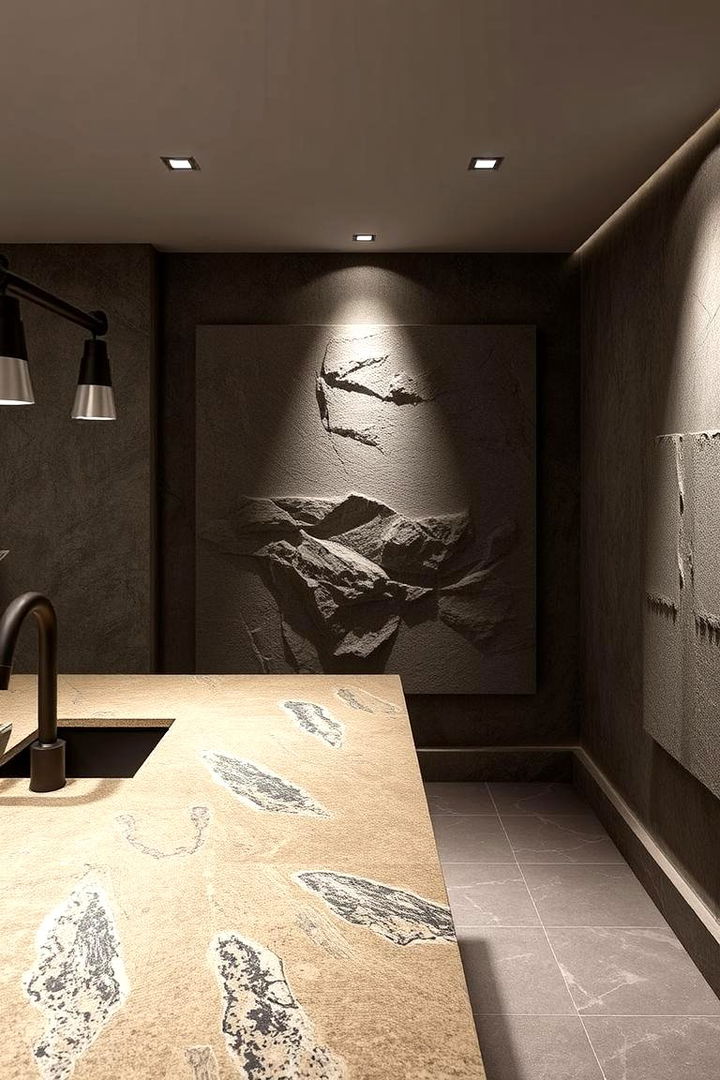 Natural Stone Elements - 22 Rustic Decor Ideas