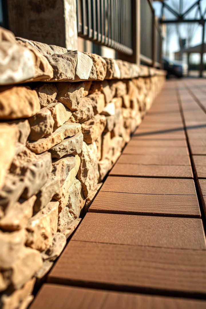 Natural Stone Fascia - 22 Deck Fascia Ideas