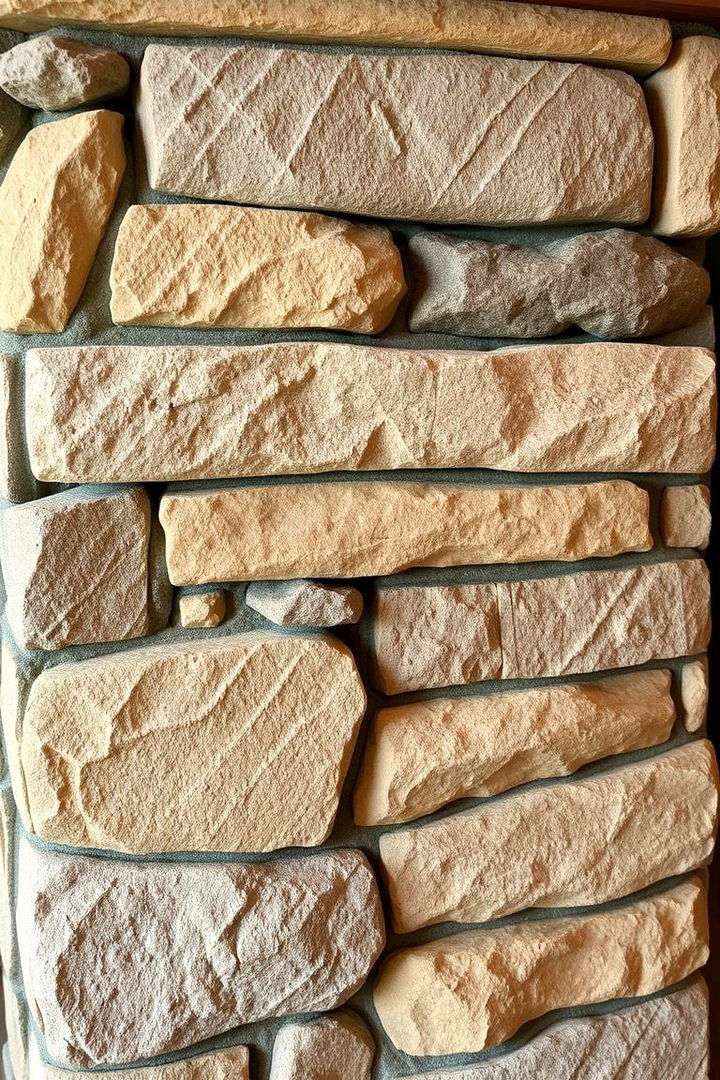 Natural Stone Features - 22 Farmhouse Decor Ideas