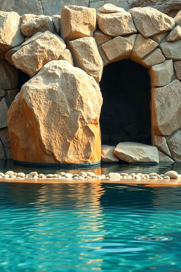 Natural Stone Lagoon - 22 Lagoon Pool Design Ideas