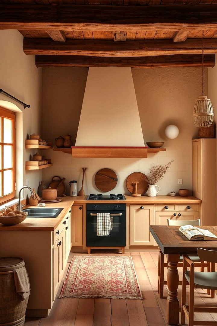 Natural Warm Color Palette - 22 Rustic Kitchen Ideas