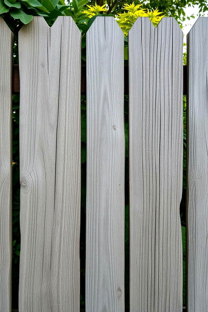 Natural Weathered Look - 22 Board on Board Fence Ideas