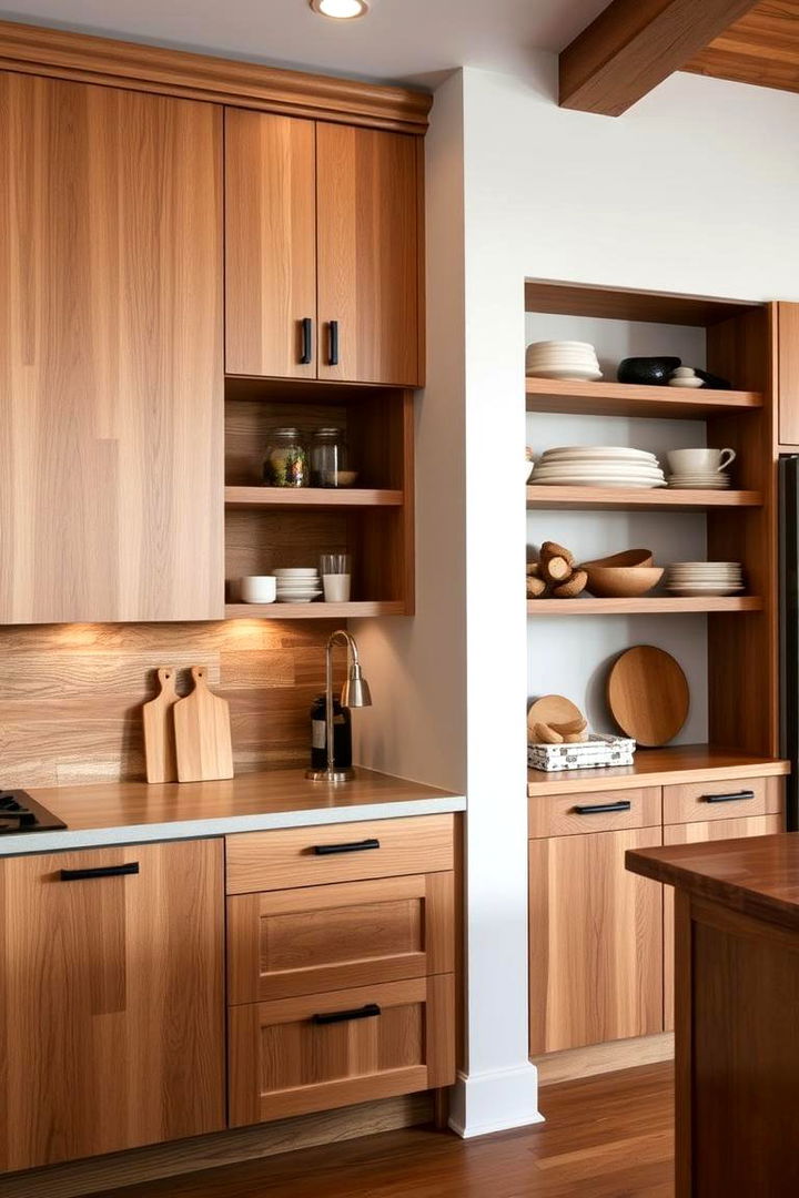 Natural Wood Accents - 22 Mid-century Modern Kitchen Ideas