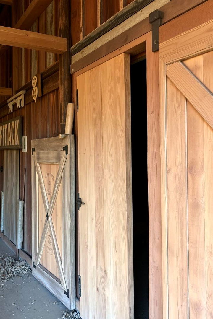 Natural Wood Elements - 22 Barn Wedding Ideas