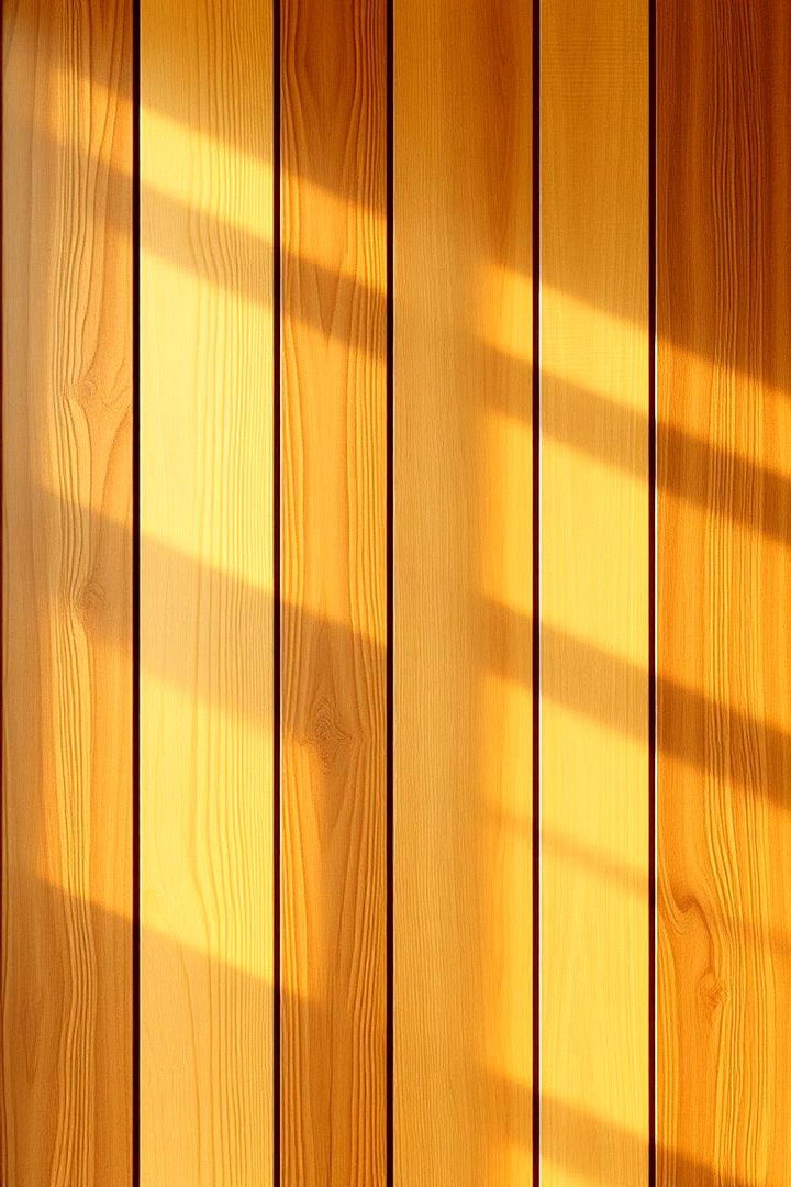 Natural Wood Panels - 22 Fireplace Accent Wall Ideas