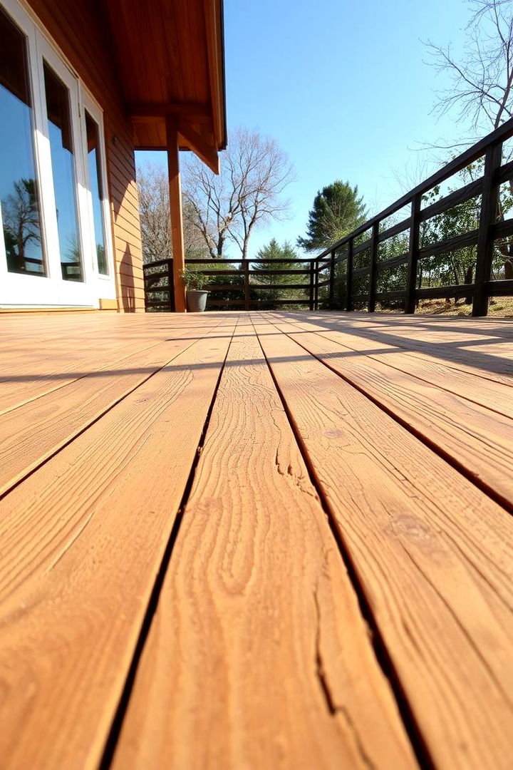 Natural Wood Patios - 22 Patio Flooring Ideas