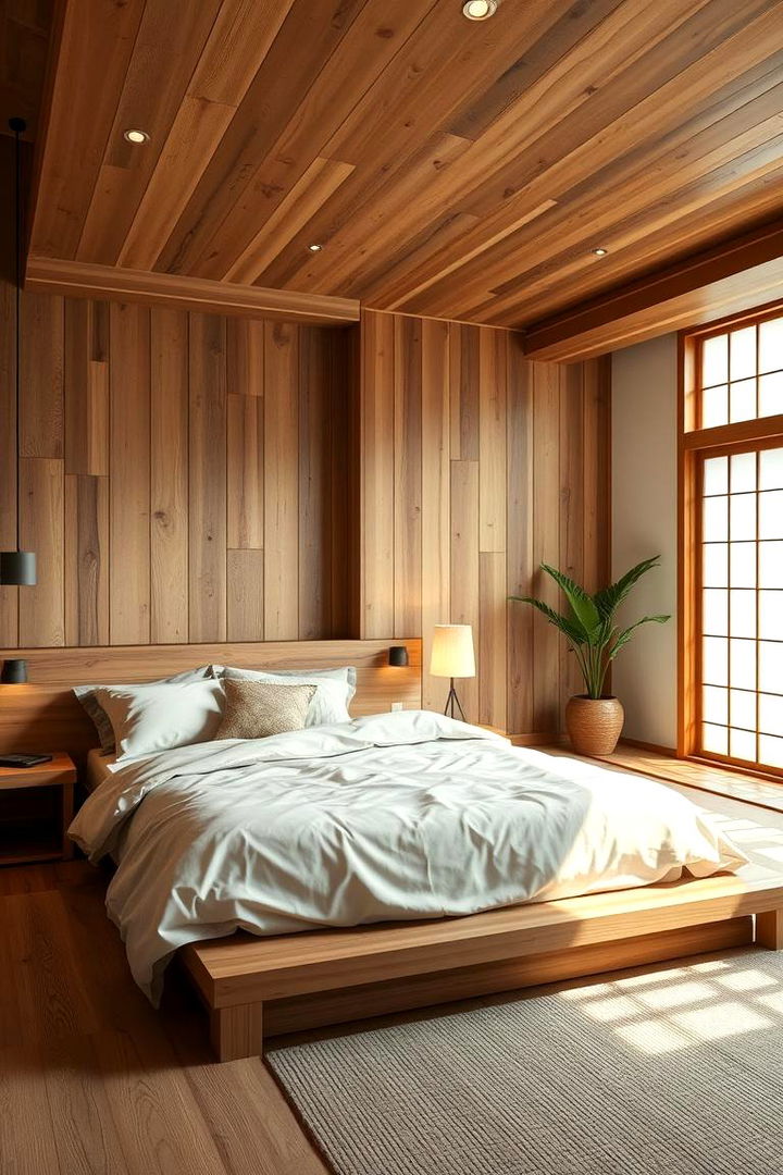 Natural Wood Warmth - 22 Japanese Bedroom Design Ideas