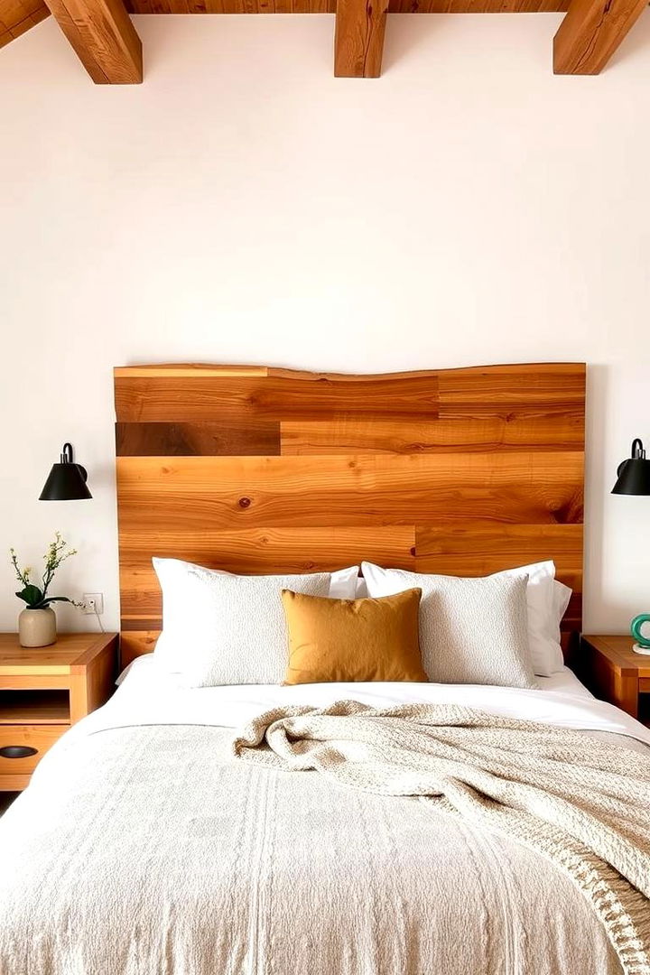 Natural Wooden Elements - 22 Cozy Bedroom Ideas