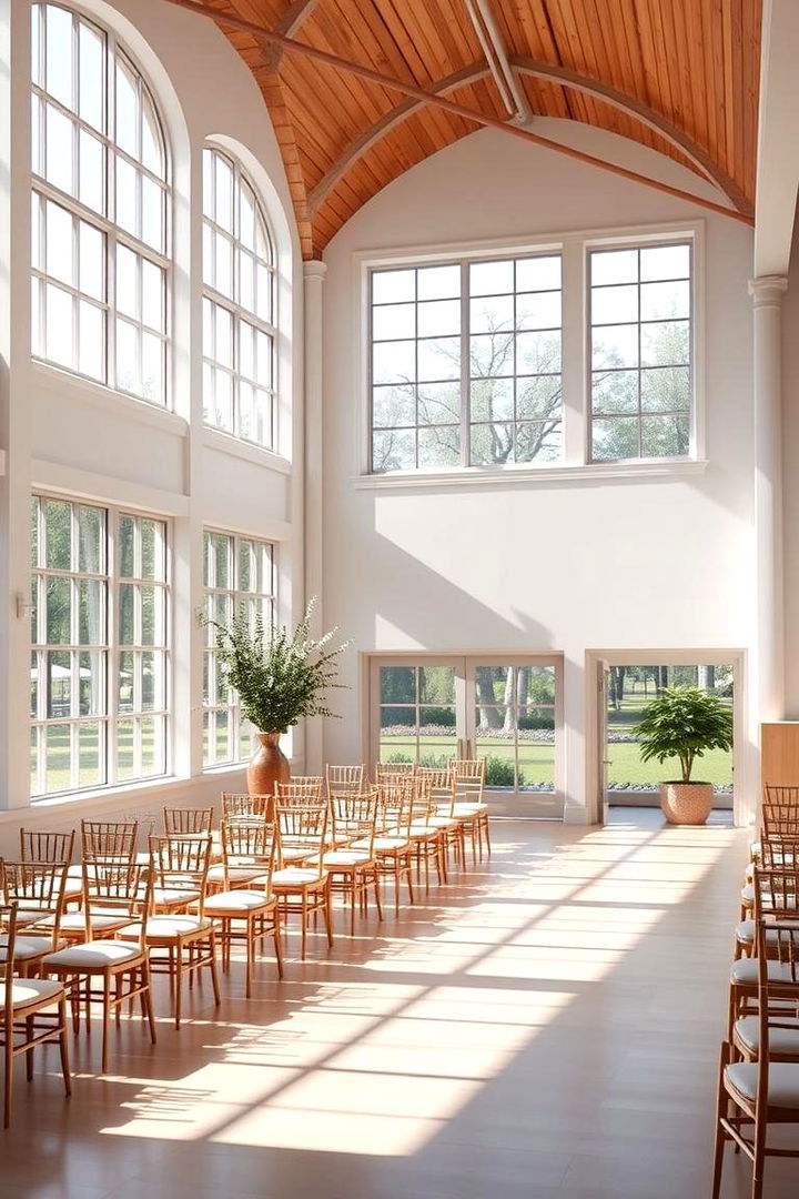 Naturally Lit Venue - 22 Casual Wedding Ideas