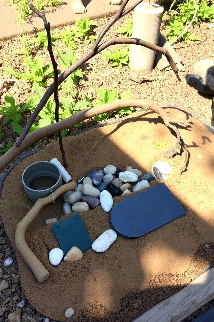 Nature Art Mud Kitchen Setup - 22 Mud Kitchen Ideas